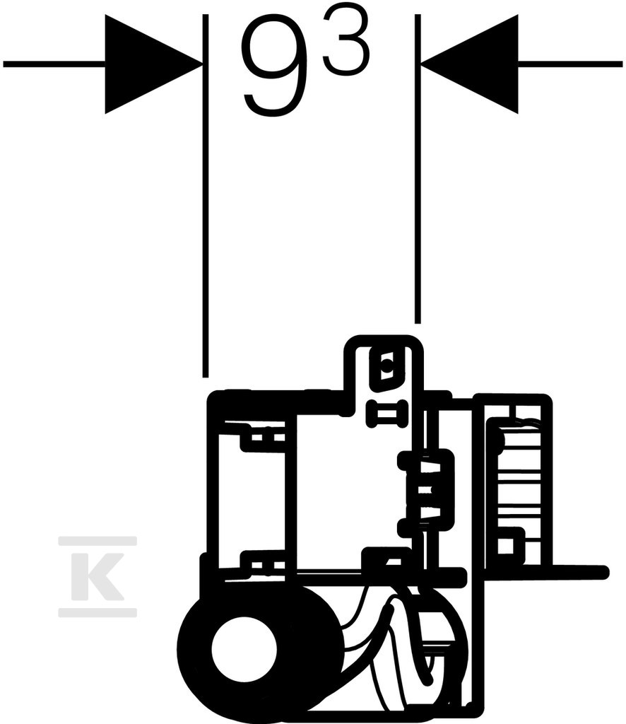 Geberit GIS mounting element for - 461.736.00.1