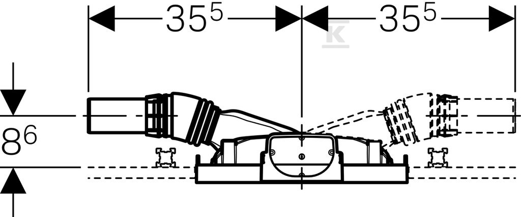 Geberit GIS mounting element for - 461.736.00.1