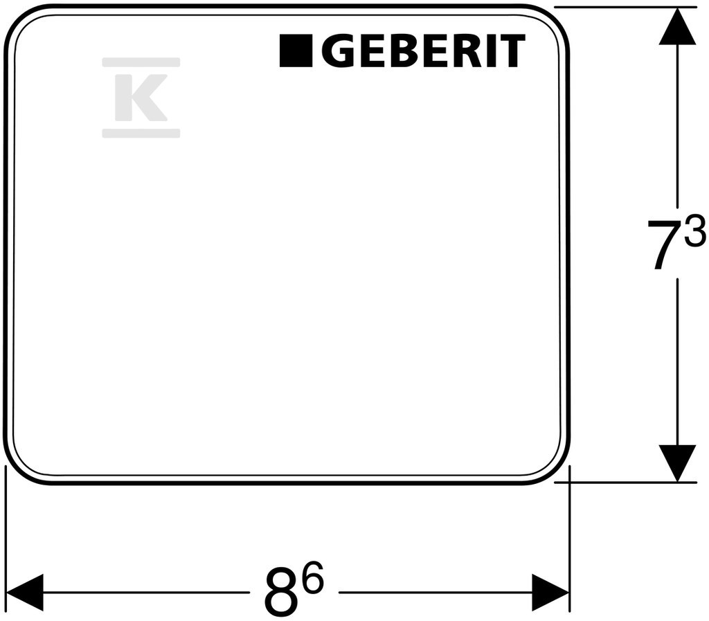 Geberit transformer, 230V/24V - 651.440.00.1