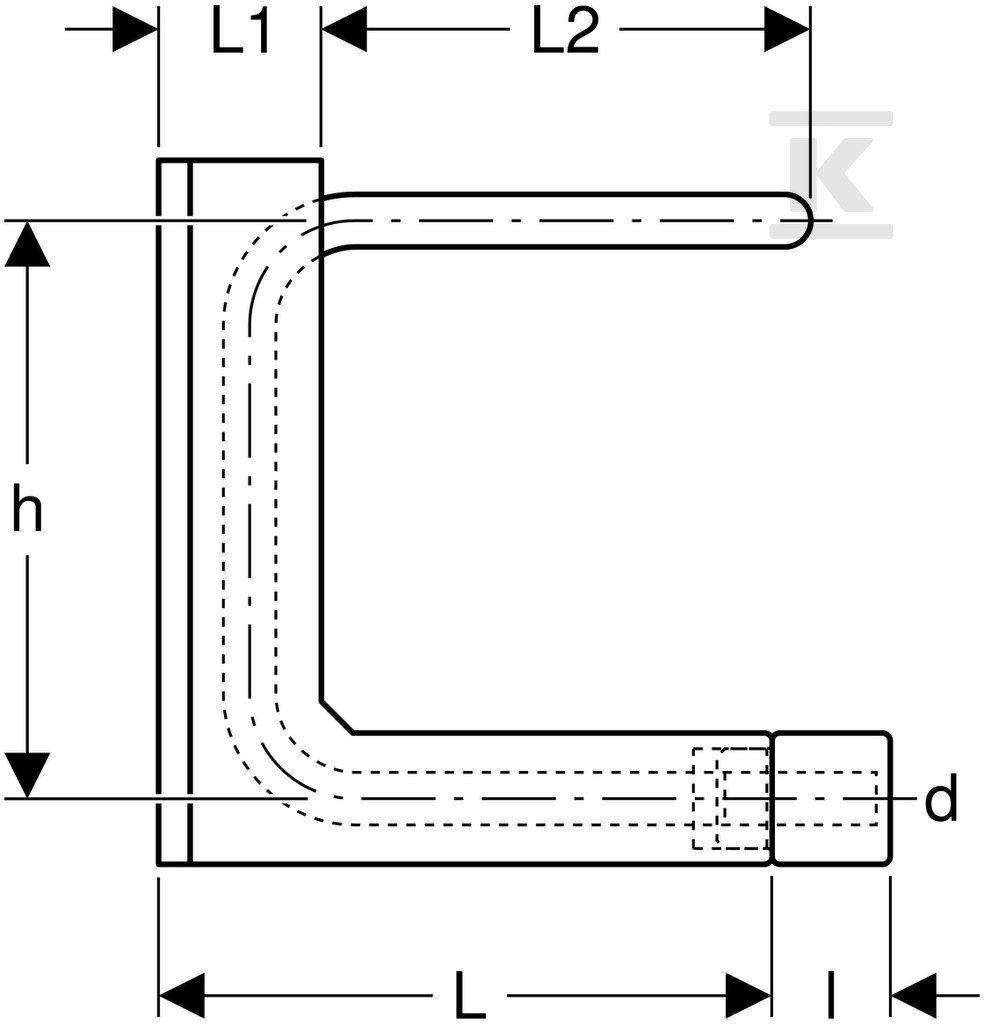 Blok montażowy Geberit Mapress do - 63108