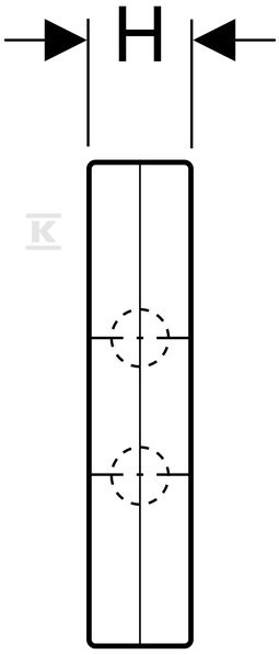 Geberit Mapress cross tee with - 63125