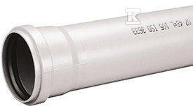 Pipe HT/PP 32x1.8x250 sanitary white - 3044553