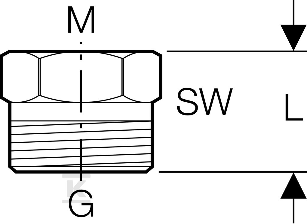 Geberit MeplaTherm adapter - 641.522.00.1