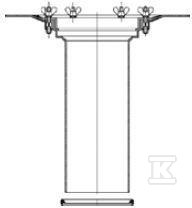 Flanged superstructure with a twisted - HL65