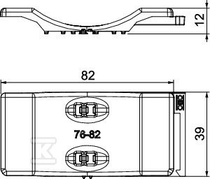 Universal counter tray type 2058UW 82 - 1198082