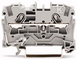 2-conductor 4 mm² through terminal - 2004-1201