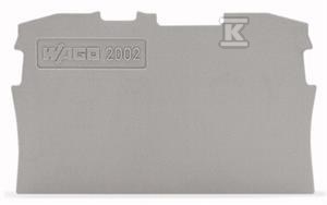 Ścianka końcowa/wewnętrzna grubość 0,8 - 2002-1291