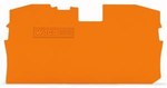 End plate / inner wall thickness 1 mm orange