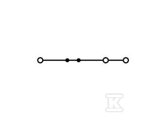 2.5 mm² 3-conductor through terminal - 2002-1301