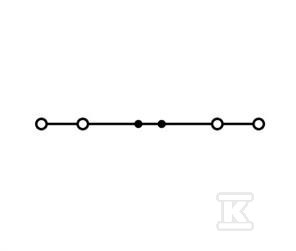 1.5 mm² 4-conductor through terminal - 2001-1401