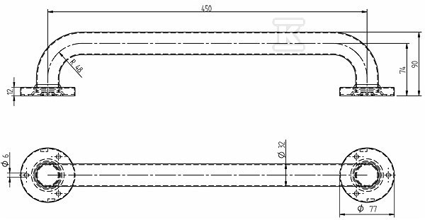 Lehnen Concept Pro de sprijin pe perete - L60004000