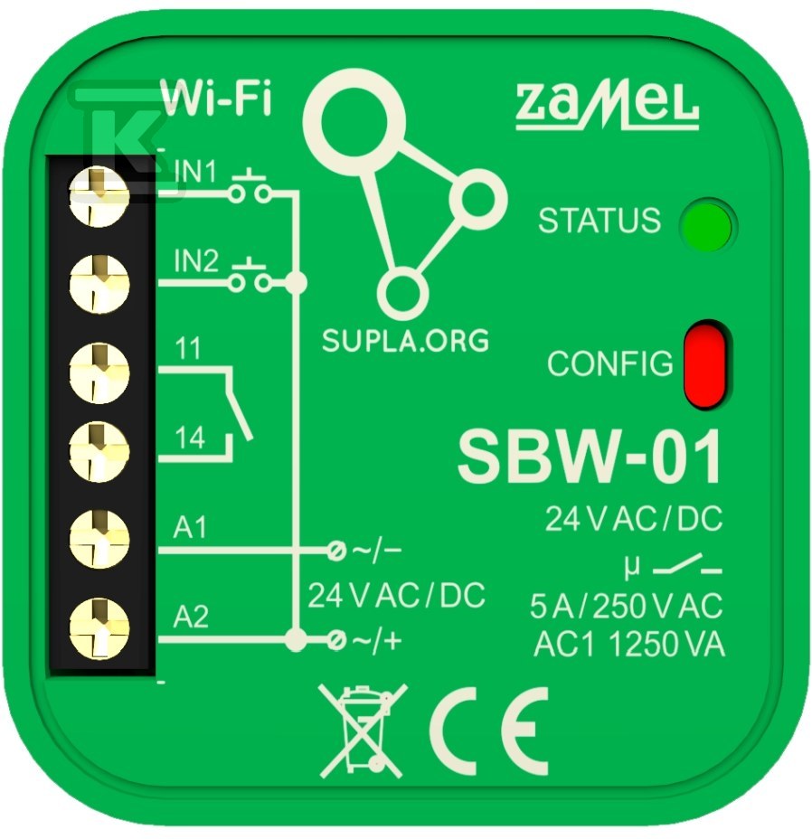 Tip controler de poartă WI-FI cu 1 - SPL10000002