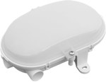 Channel luminaire OVAL-7040T/M FLAT, LED, 5W, 4000K, 580lm, white-polypropylene, matt diffuser-polycarbonate, IP54, IK10