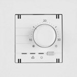 Аналоговий терморегулятор KARRE білий