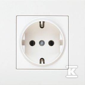 SCHUKO KARRE socket white - 90963608