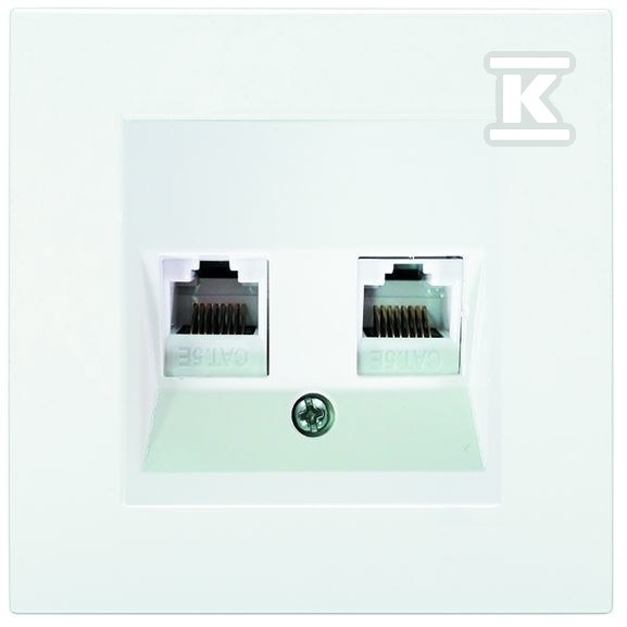 Розетка ICT 1xRJ11+1xRJ45 cat.5e KARRE - 90963635