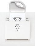 KARRE standard card reader for hotel card in white