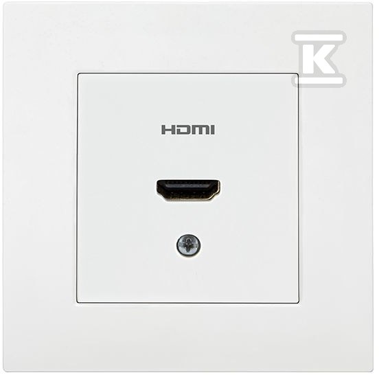 HDMI socket KARRE white - 90967168