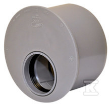 Short reducer HT sanitary gray 110x50 - 3076449