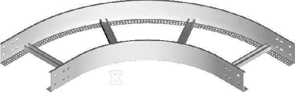 Łuk 90° LDP300H100N - 499530