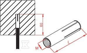 Steel expansion sleeve TRSOM6 E90 - - ####