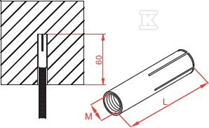 Tuleja rozporowa stalowa TRSOM10 E90 - - ####