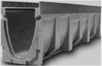 ACO DRAIN Multiline V 100 Polymer concrete tray V 100 10.0 Galvanized steel edges