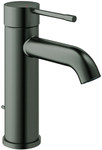 Bateria umywalkowa Grohe Essence jednouchwytowa, rozmiar S, brushed hard graphite, ogranicznik przepływu 5,7 l/min., głowica Ceramiczna 28 mm, zestaw odpływowy z drążkiem