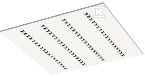 Oprawa rastrowa 4xLED, podtynkowa, - BX001.1144.830.A000
