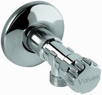 Angle seat valve OPAL chrome 1/2"-3/8"