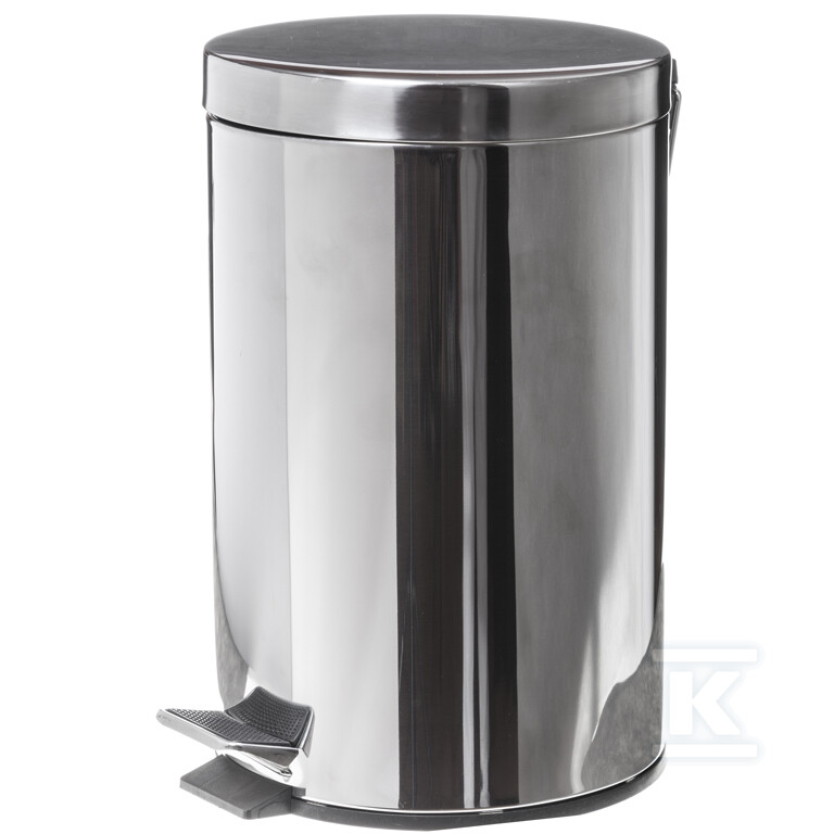 Cestino per rifiuti ECO 12 l acciaio - WBE12JP
