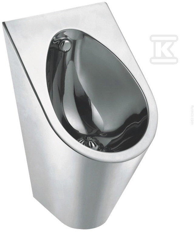 Wall-hung stainless steel urinal - N13004