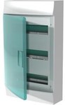 MISTRAL41W switchgear surface-mounted transparent door 36 modular with a strip N+PE (3 rows)