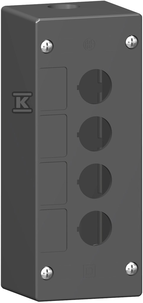 Prázdna ovládacia skrinka 4 otvory 22 - XALG04