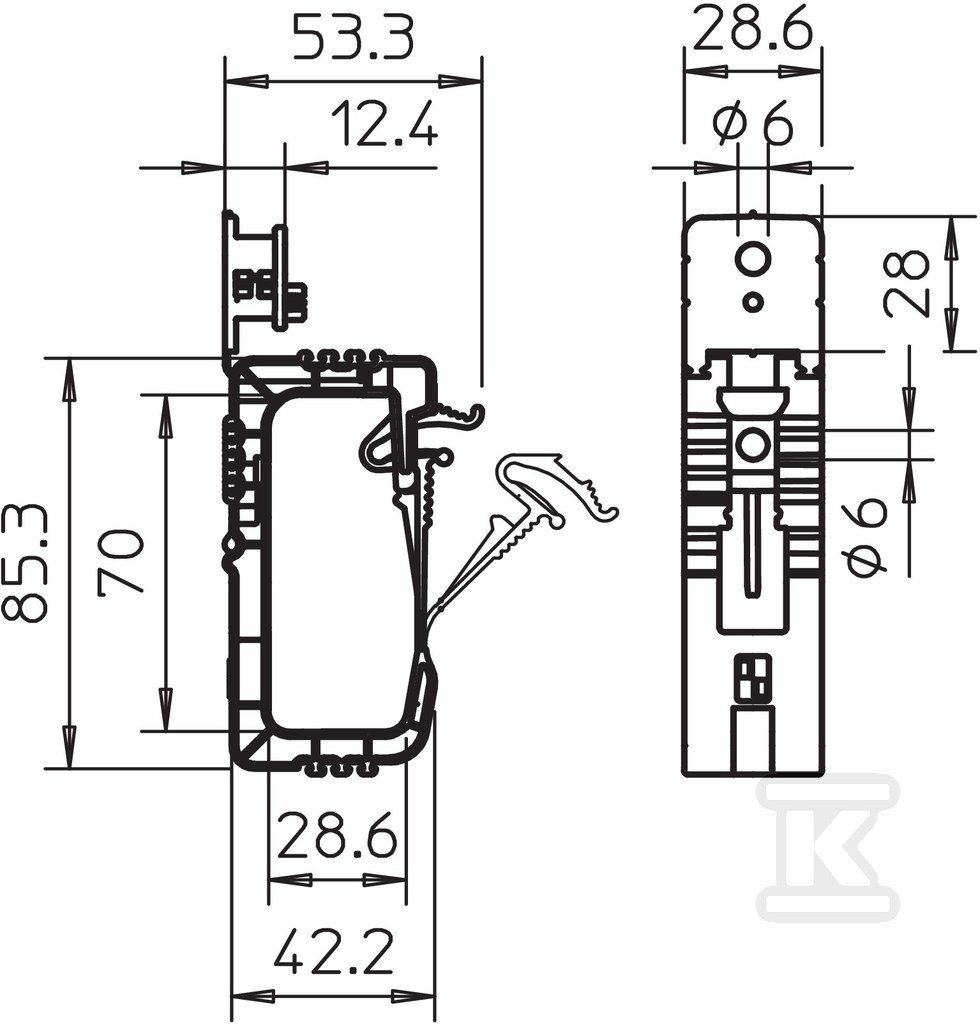 Kolektivní svorka GRIP typ 2031 20 - 2205404