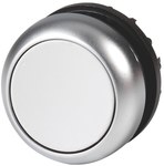 M22-D-GR Flat gray button with spring return