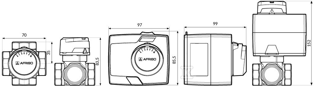 Kit de reglare: robinet de amestec - 1348444