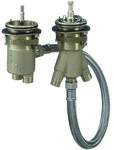 Hansgrohe 2-otworowy termostat na brzeg wanny DN15, zestaw podstawowy 13550180