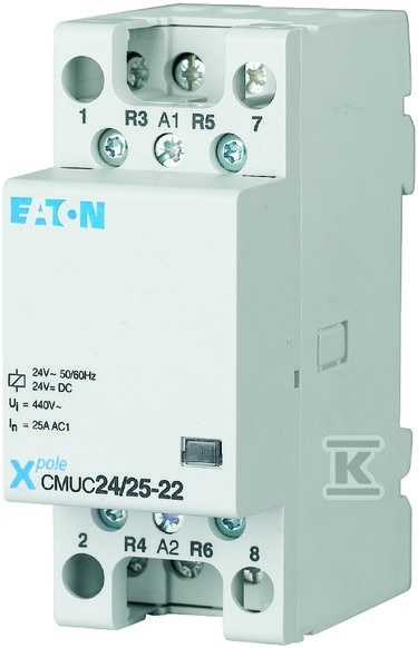 Contactor de instalare cu bobina AC/DC - 137402