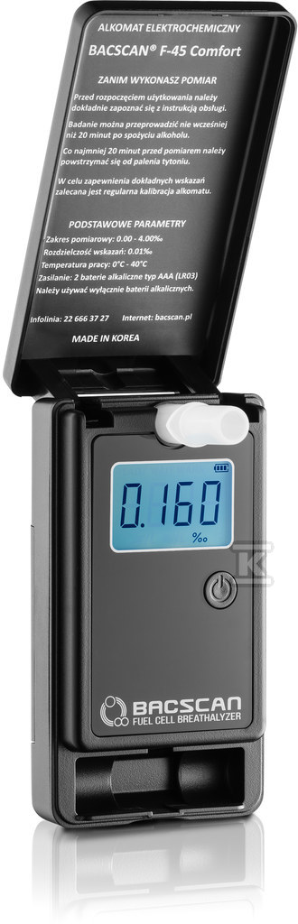 BACscan F-45 Comfort breathalyzer - AL-BCS-F45C