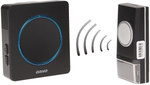 Wireless doorbell OPERA DC, battery operated, black