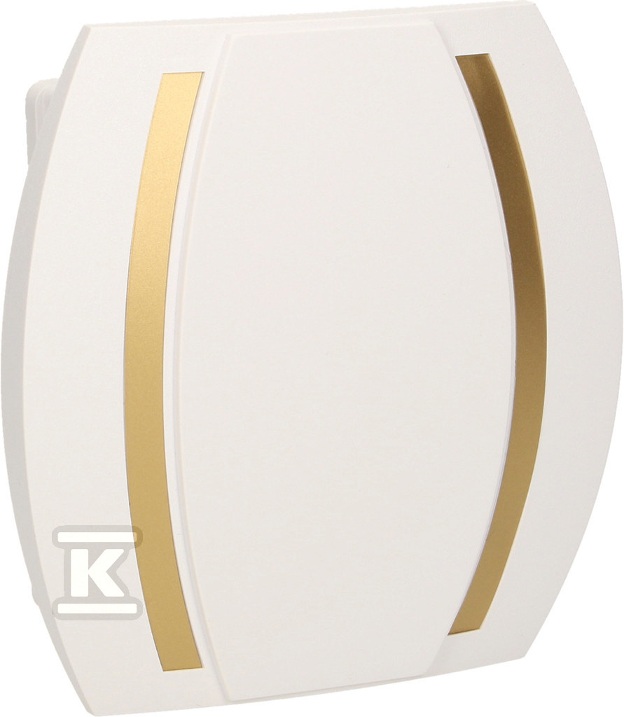 Kameleon Gong 8V bell with white + gold - OR-DP-VD-163/W-C/8V