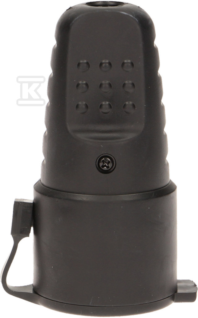 Straight rubber socket with earthing, - OR-AE-1314