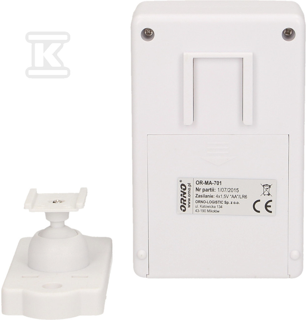 Motion sensor with signaling and alarm - OR-MA-701