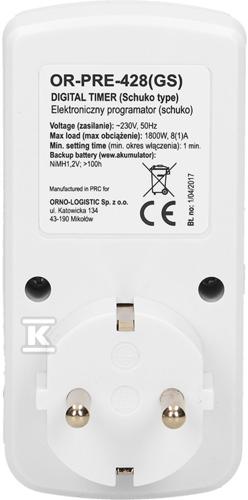 Cronometru electronic, MINI, 10 - DT-2(GS)