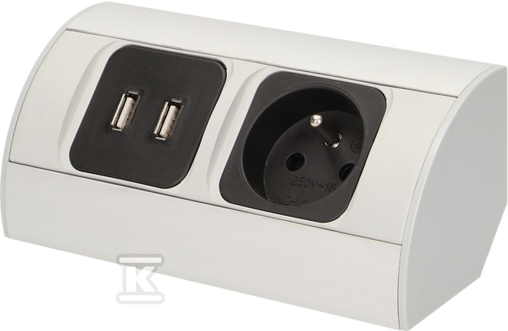 Furniture socket without switch, - OR-AE-1310