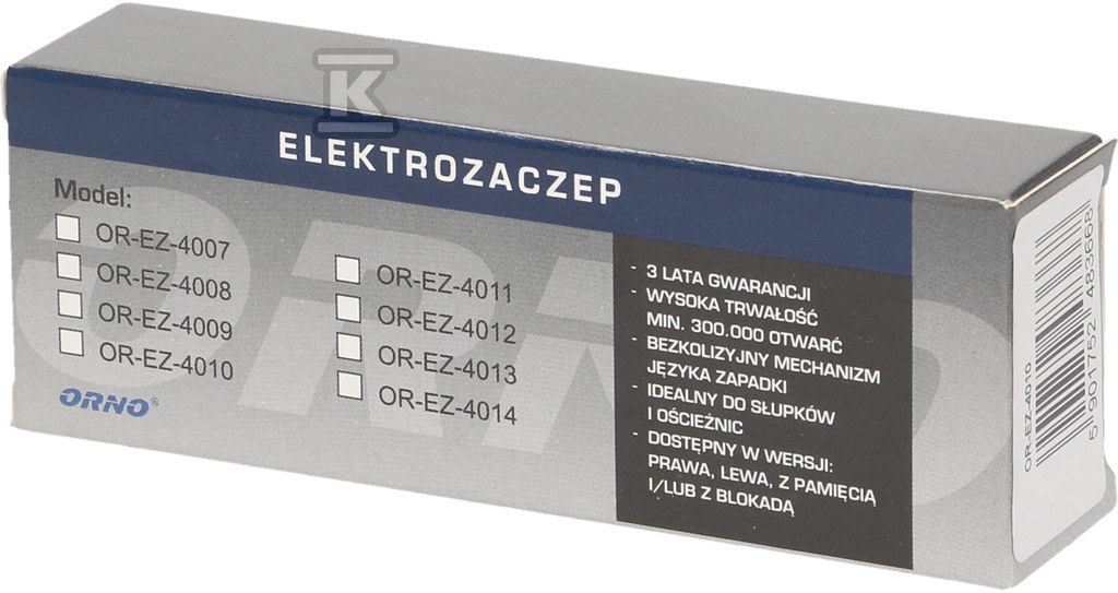 Elektrozaczep asymetryczny z blokadą, - OR-EZ-4010