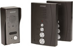 Single-family doorphone set - with intercom, handsetless, black ELUVIO INTERCOM