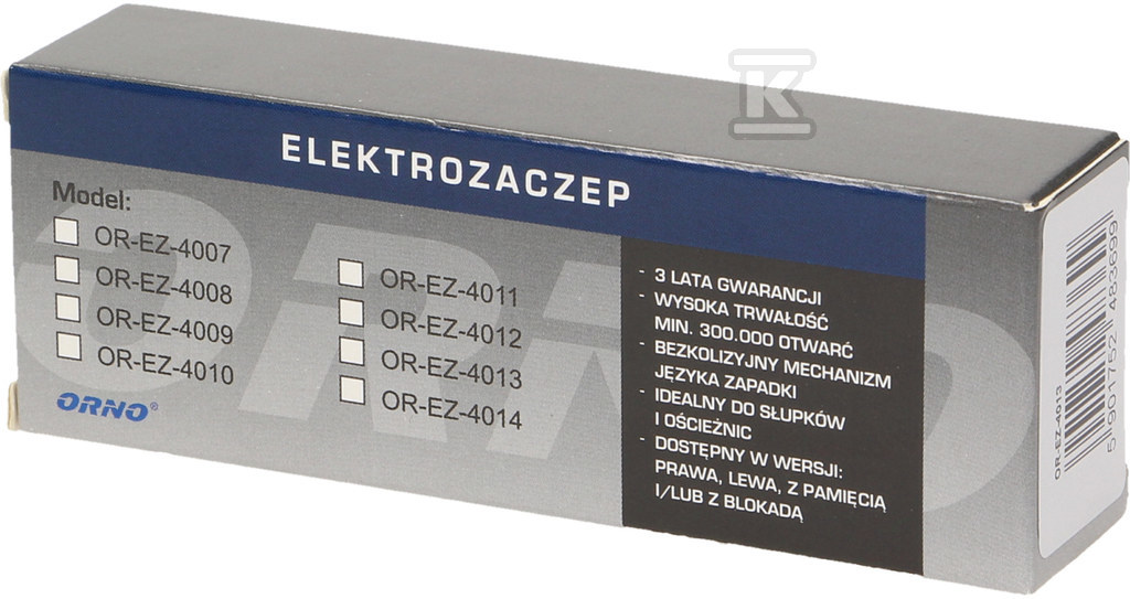 Asymmetric electric strike without - OR-EZ-4014