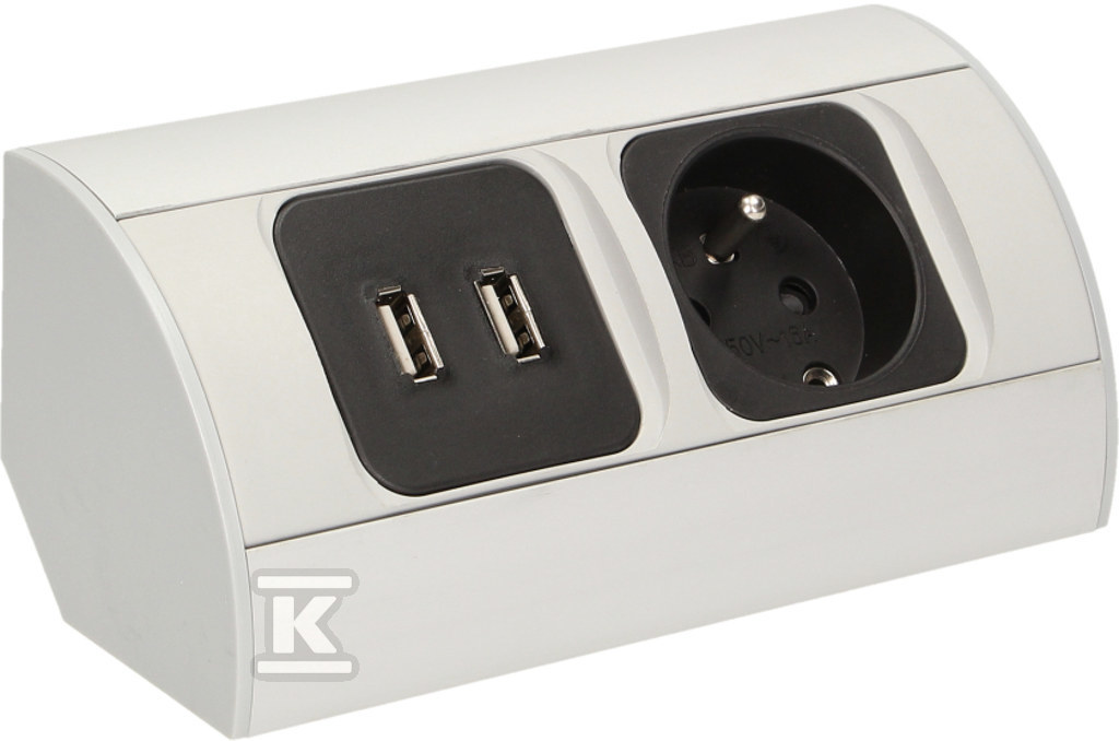 Furniture socket without switch, - OR-AE-1310